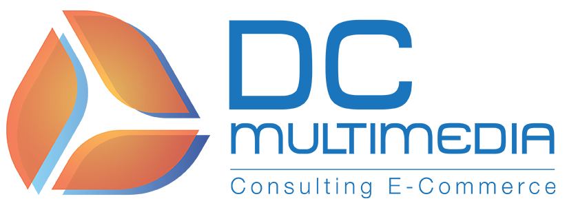 Logo de l'agence de conseil et gestion de projet e-commerce DC Multimedia